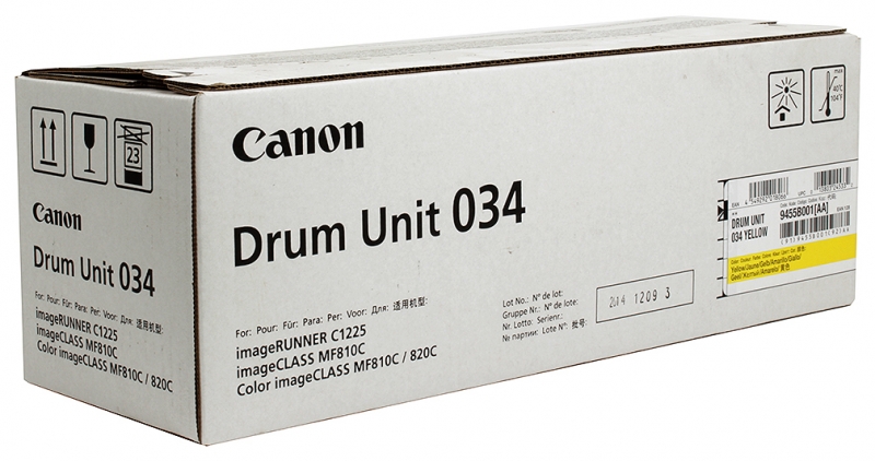 Скупка картриджей drum C-EXV034 Y 9455B001 в Долгопрудном